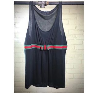 GUCCI ribbon tank top Medium
